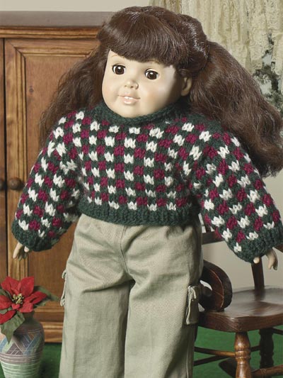 Checkerboard Doll Pullover