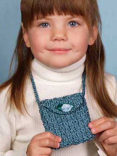 Small Handmade Knit-Cro-Sheen Crochet Coin Purse Key ring - Pink & Green |  eBay