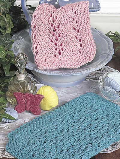 Colorful Knitted Dishcloths