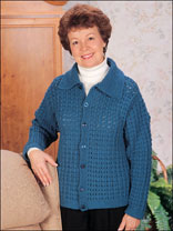 Garter & Lace Jacket Knitting Pattern